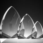 Custom Transparent K9 Engraved Crystal Awards