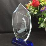 Beveled Iceberg Crystal 3D Custom Engraved Awards