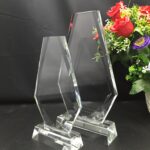 Polished Clear K9 Crystal Customized Award Plaques