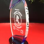 Polished Blank Crystal Pedestal Awards