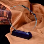 New Quality Crystal Beveled Circle Award