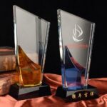 Elegant Crystal Military Trophies and Awards