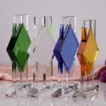 Personalized Color Diamond Crystal Trophy