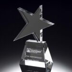 Funny Star Shaped Crystal Trophy Figurine