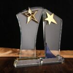 Unique Polished Star Crystal Trophies and Awards