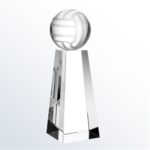 Crystal Volleyball Award Manufacturer