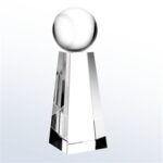 Crystal Baseball Sports Trophies
