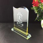 Vertical Custom Engraving Glass Awards