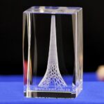 Handmade Clear K9 Crystal Rectangle Cube