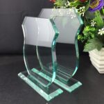 Flat Jade Glass Awards UK Plaques