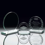 Jade Glass Winner's Circle Trophy