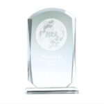 Popular Thick Tablet Jade Glass Plaque Award