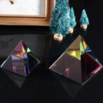Color Crystal Pyramid Paperweights