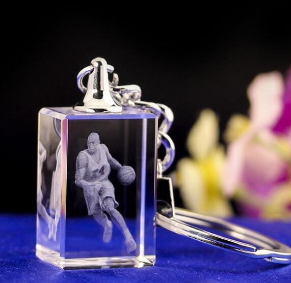 CK004 Quality Clear K9 Crystal Wholesale Key Chains - Image 1