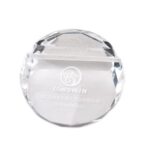 Clear Crystal Card Holder