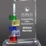 Diamond Engraved Glass Awards and Trophies
