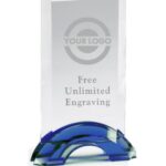 Rectangle Engraving Glass Awards Plaques