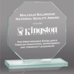 Octagon Glass Award Gifts