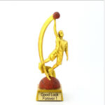 Handmade Resin Basketball Trophy Club
