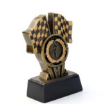 Resin Racing Car Trophy Plaque