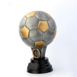 Resin Soccer Ball Award Pillar