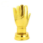 Best Fantasy Gold Resin Football GloveTrophies