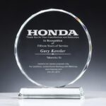 Quality Sunflower Corporate Awards Crystal