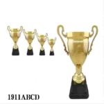Small Trophy Cup Gold With Plastic Base